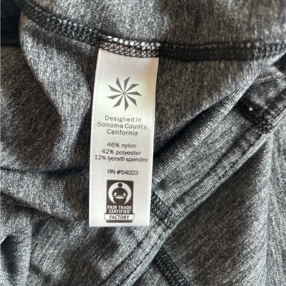 Athleta Leggings Charcoal Gray Sport Comfy Activewear Size S - Picture 10 of 11